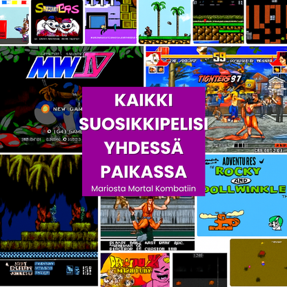 RetroKonsoli PRO - Koe Uudelleen Lapsuutesi Parhaat Hetket